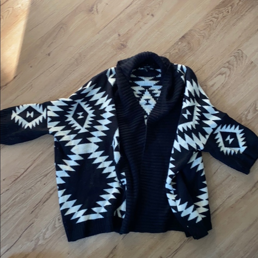 Tribal print sweater